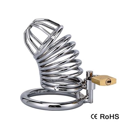 حلقه قفل ویبراتور قفس کوچک فلزی قفل شو 45mm برای همجنس بازان