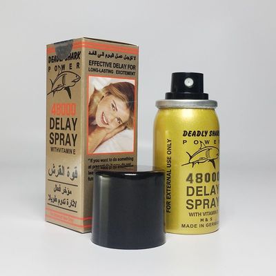 Herbal Deadly Shark 48000 Spray Delay 40ml قوی با ویتامین E