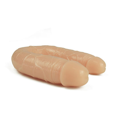 15in Double Ended Honey Sex Toys Realistic Dildo Soft TPE Penis