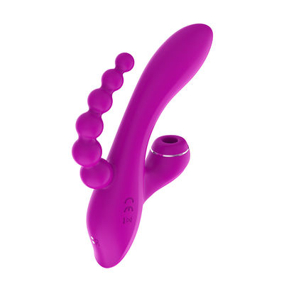 3 در 1 مکنده ویبراتور G Motion Rabbit Wand 500mAh 7 Mode ضد آب