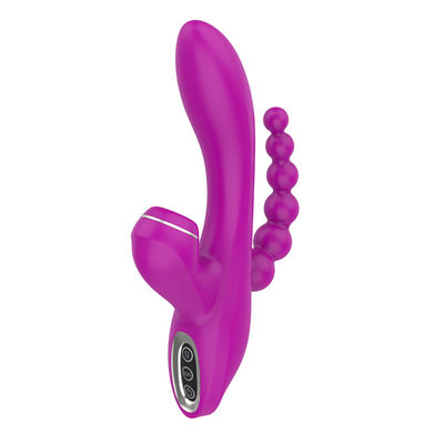 3 در 1 مکنده ویبراتور G Motion Rabbit Wand 500mAh 7 Mode ضد آب
