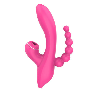 3 در 1 مکنده ویبراتور G Motion Rabbit Wand 500mAh 7 Mode ضد آب