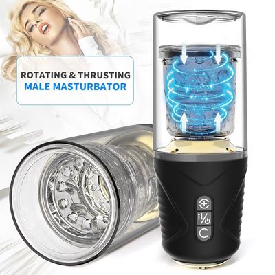 TPE ABS Suction Cup Vibrator 300rpm جام استمناء برای مردان