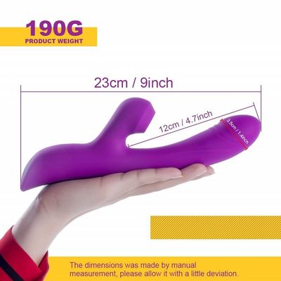 ماساژور مکنده برقی 10 سرعته چند کاره Dildo 23.7cm طراحی بی صدا