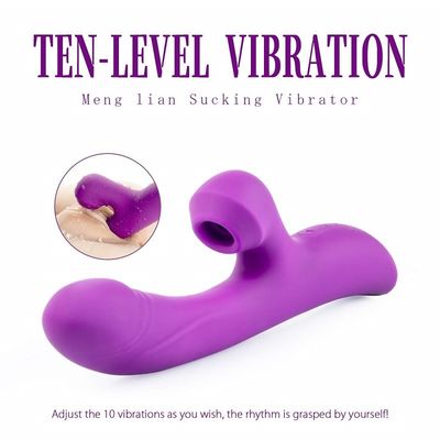 ماساژور مکنده برقی 10 سرعته چند کاره Dildo 23.7cm طراحی بی صدا