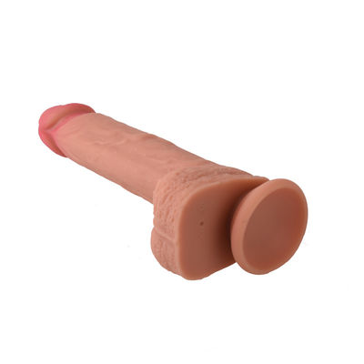 10 فرکانس تلسکوپی مقعدی سکس Dildo 23cm کنترل از راه دور بی سیم