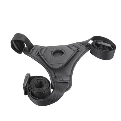 Black Pure Silicone Realistic Dildo Sex Toy 15cm Bondage Harness Mouth Gag