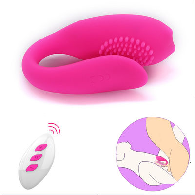 لرزاننده بی سیم Erotic Sex Toy G Spot U Shaped Clitoris Stimulator
