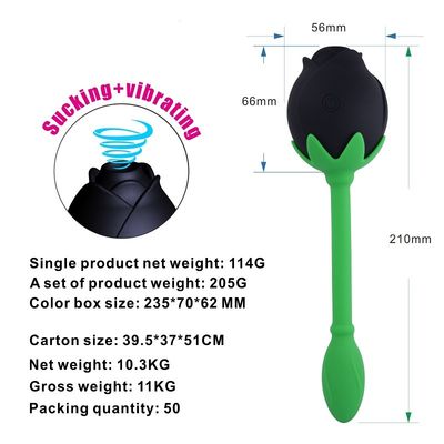 IPX6 Rose Clitoral Sucker Vibrator Sex Toy Vagina G Spot Stimulation Clitoral دستگاه مکیدن