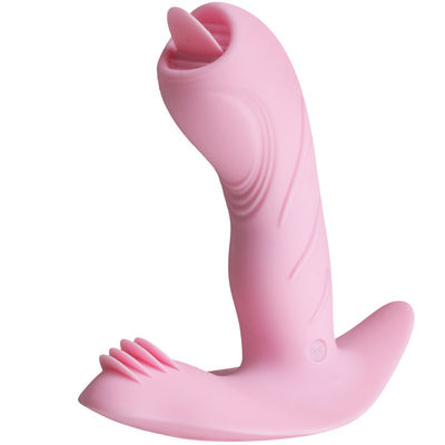 خرگوش Clitoral Stimulator Vibrator جنس اسباب بازی تلسکوپی چرخش گرمایش