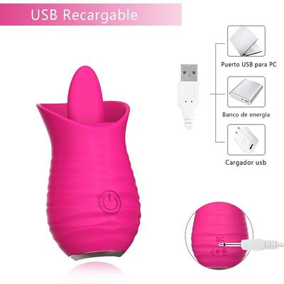 USB شارژ رز ویبراتور جنسیت اسباب بازی تخم مرغ لیزر برقی ماساژور 7000 دور در دقیقه