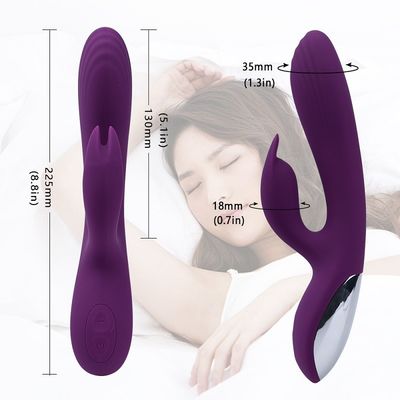 شارژر USB 22.5cm ویبراتور Sex Toy سالم سیلیکون 10 سرعت