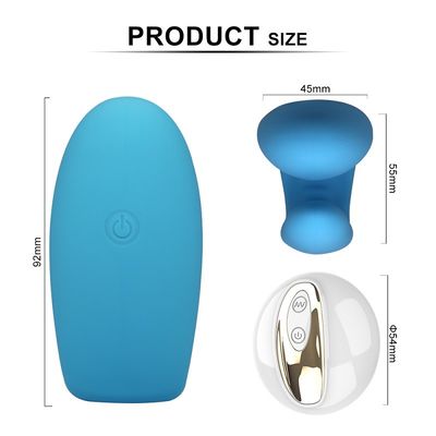 2 Motors U Type Vibrator Sex Toy Silicone ABS Wireless Remote Control ODM