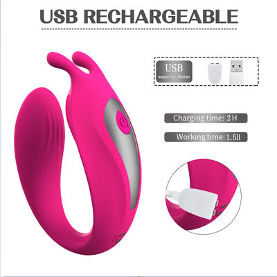 9 فرکانس U شکل زوج ویبراتور 18.7cm C نوع ماساژور نقطه ای C