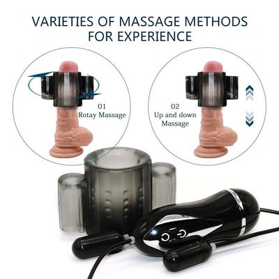 9v ABS Remote Control Penis Sleeve Aing Couple Sex Toys Electro Stimulation