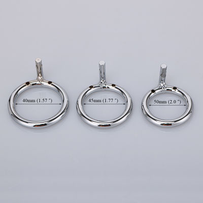 حلقه قفل ویبراتور قفس کوچک فلزی قفل شو 45mm برای همجنس بازان