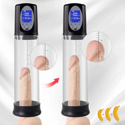 29 سانتیمتر اتوماتیک جنس اسباب بازی جنسیت LCD نمایش پمپ بزرگنمایی پمپ ROHS گواهی شده