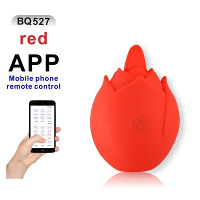 APP بی سیم تخم مرغ ماساژور زنانه اسباب بازی های جنسی 9 مکش 380mah سیلیکون
