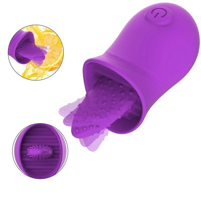 CE Rohs 10 Speeds Licking Language Vibrator مکنده دهان برای زوج