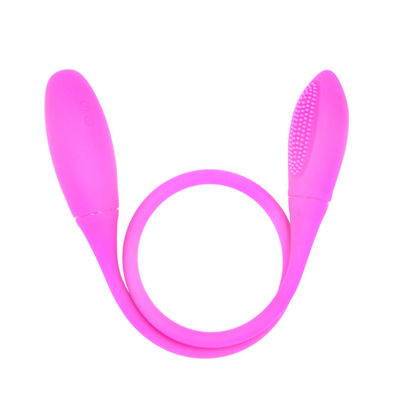 کنترل از راه دور بی سیم LGBT اسباب بازی جنسی دو طرفه Dildo 60mm