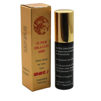 اسپری سریع عمل Super Dragon 6000 Mens Desensitizer 10ml تغذیه کننده
